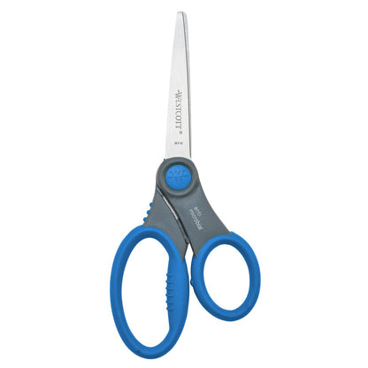 Westcott 7’’ Soft Handle Student Scissors with Anti-Microbial Protection Assorted Colors (14609)