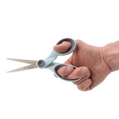 Westcott 7’’ Titanium Bonded Scissors with Adjustable Glide Feature Microtip - Light Blue (15140) - World’s Favorite