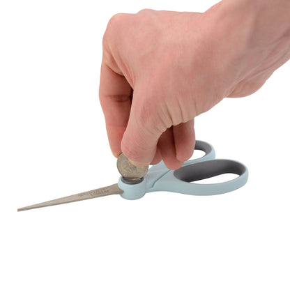 Westcott 7’’ Titanium Bonded Scissors with Adjustable Glide Feature Microtip - Light Blue (15140) - World’s Favorite