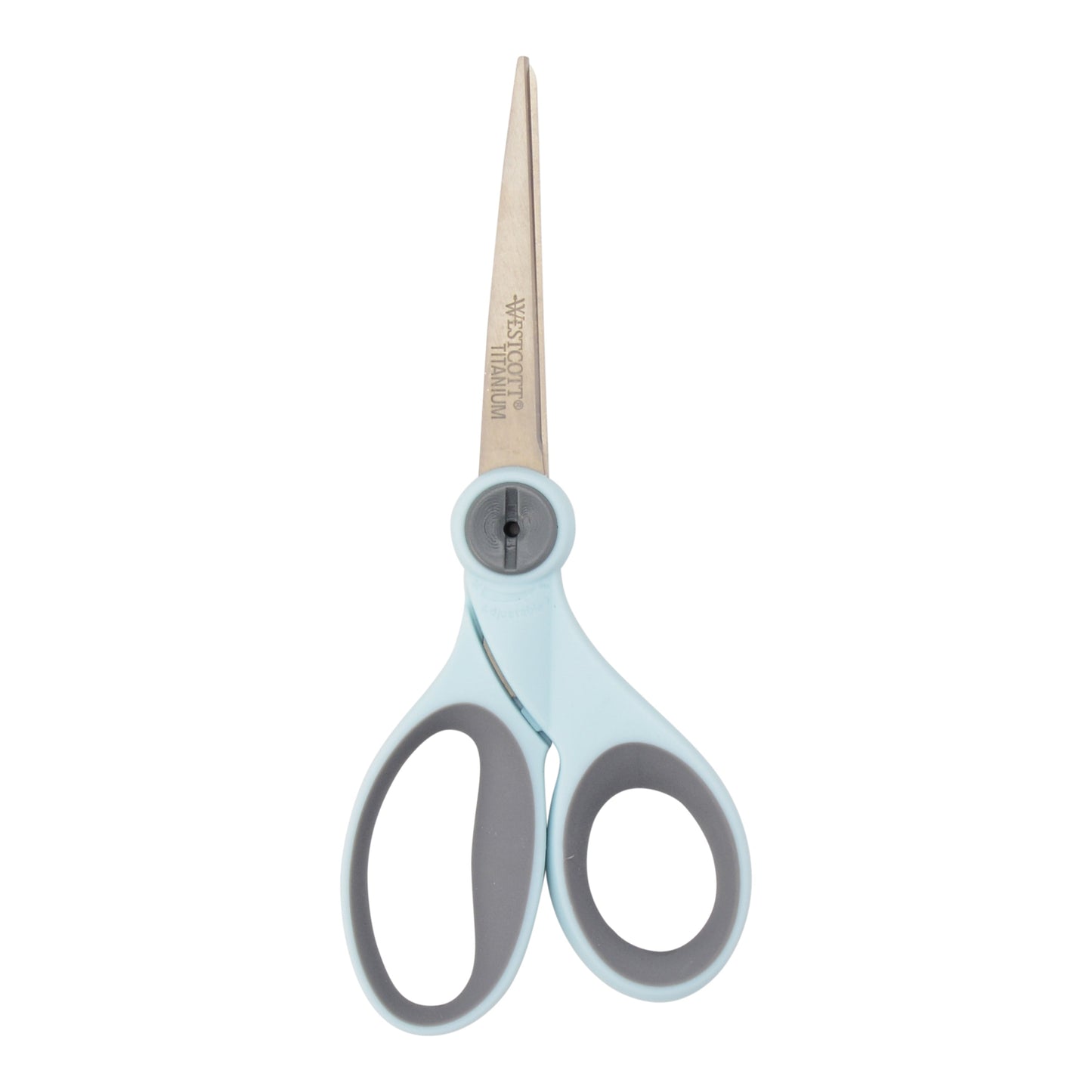 Westcott 7’’ Titanium Bonded Scissors with Adjustable Glide Feature Microtip - Light Blue (15140) - World’s Favorite