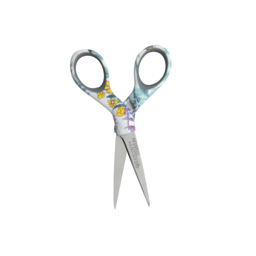 Westcott 8” & 5” Print Titanium 2 Pack Scissor Set – westcottbrand