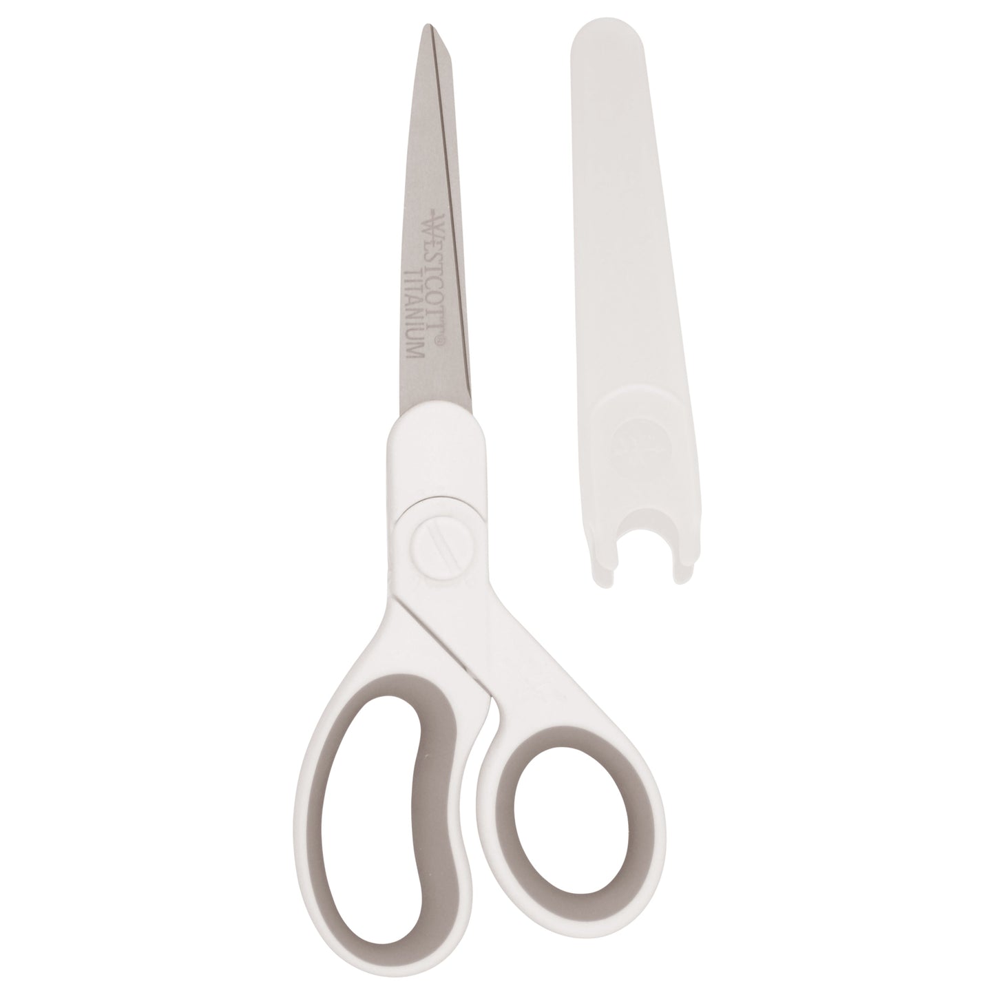 Westcott 8.5” Swivel Pivot Scissors Adjustable Straight or Bent Blades Titanium Bonded Ergonomic Cutting