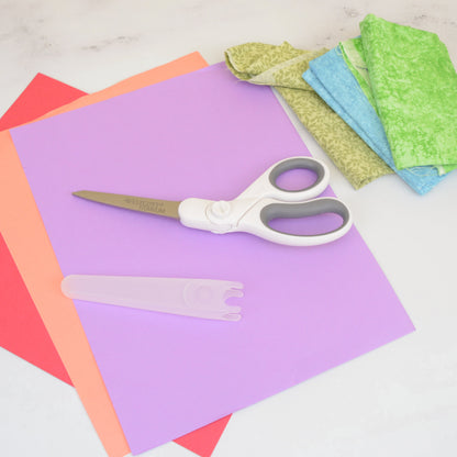 Westcott 8.5” Swivel Pivot Scissors Adjustable Straight or Bent Blades Titanium Bonded Ergonomic Cutting