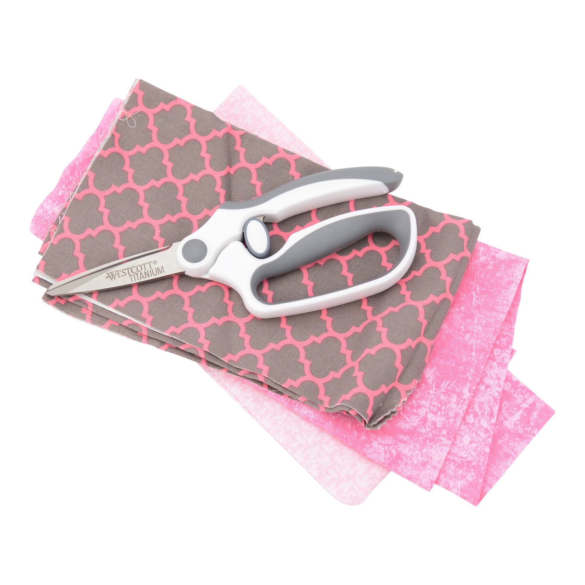 Westcott 8.5’’ Titanium Bonded Spring-Assist Easy Cut Scissors White/Gray (00995-Parent) - World’s Favorite