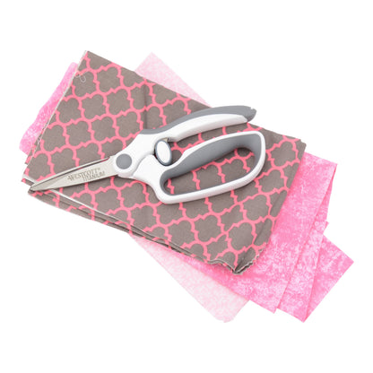 Westcott 8.5’’ Titanium Bonded Spring-Assist Easy Cut Scissors White/Gray (00995-Parent) - World’s Favorite