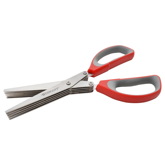 Westcott 8’’ All Purpose Shredder Scissor Red (15471)