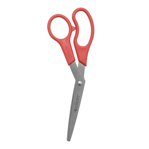 Westcott 8’’ Bent All Purpose Value Scissors Red (10703)