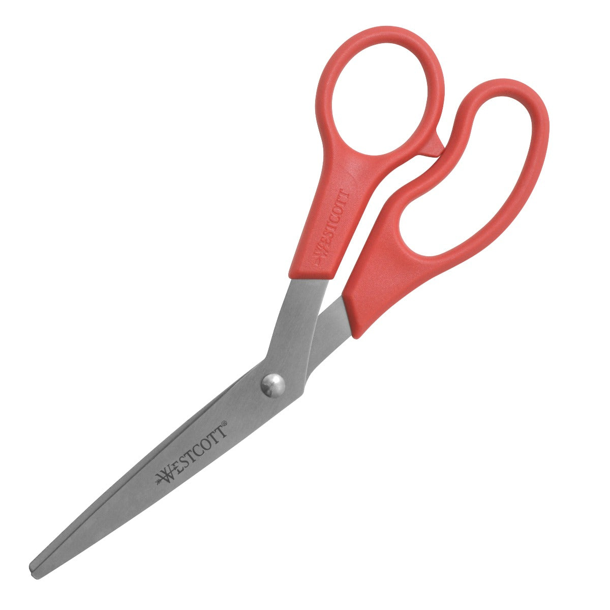 Westcott 8’’ Bent All Purpose Value Scissors Red (10703) - 12