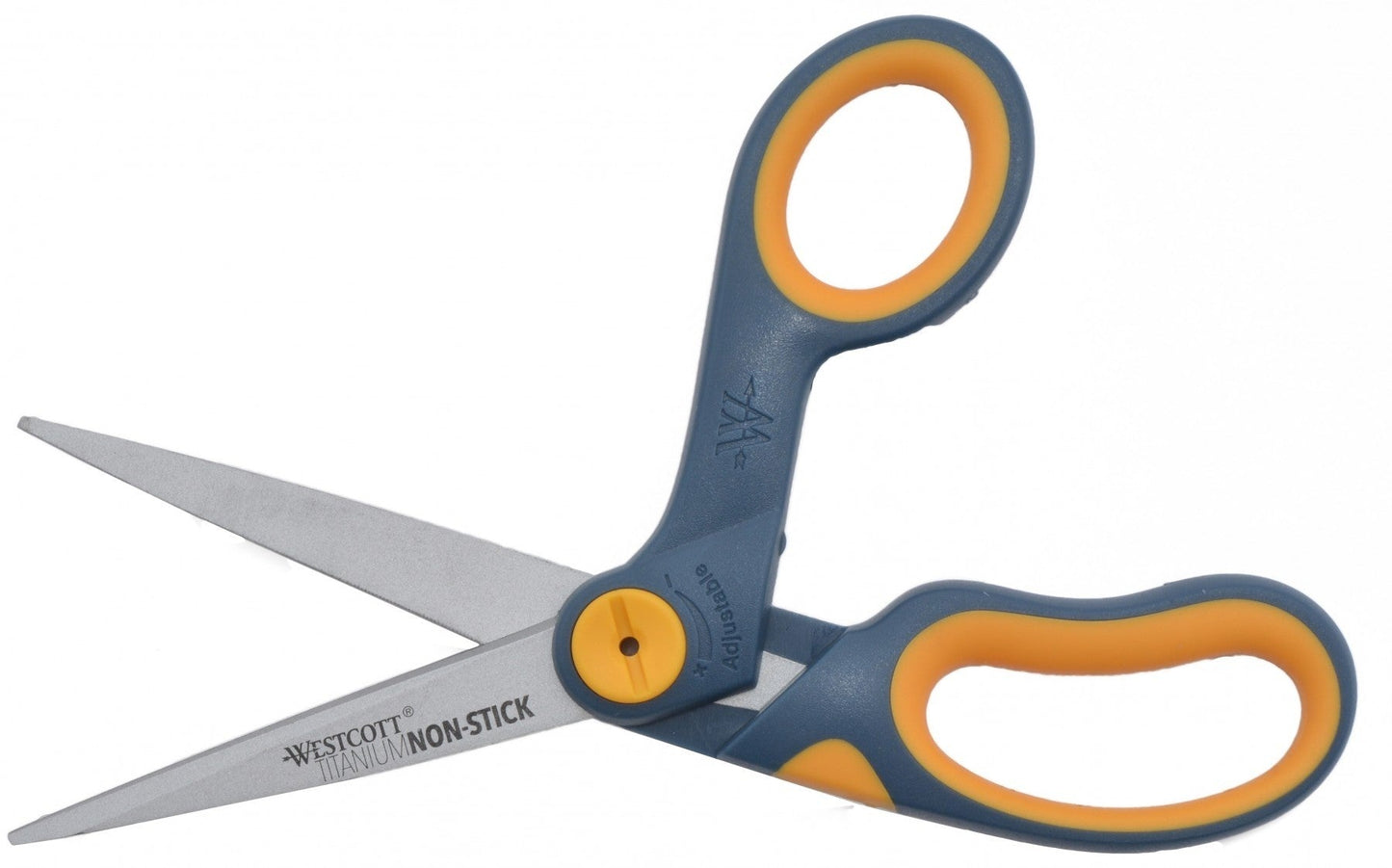 Westcott 8’’ Bent Titanium Bonded Non-Stick Scissors With Adjustable Glide Feature (14850)