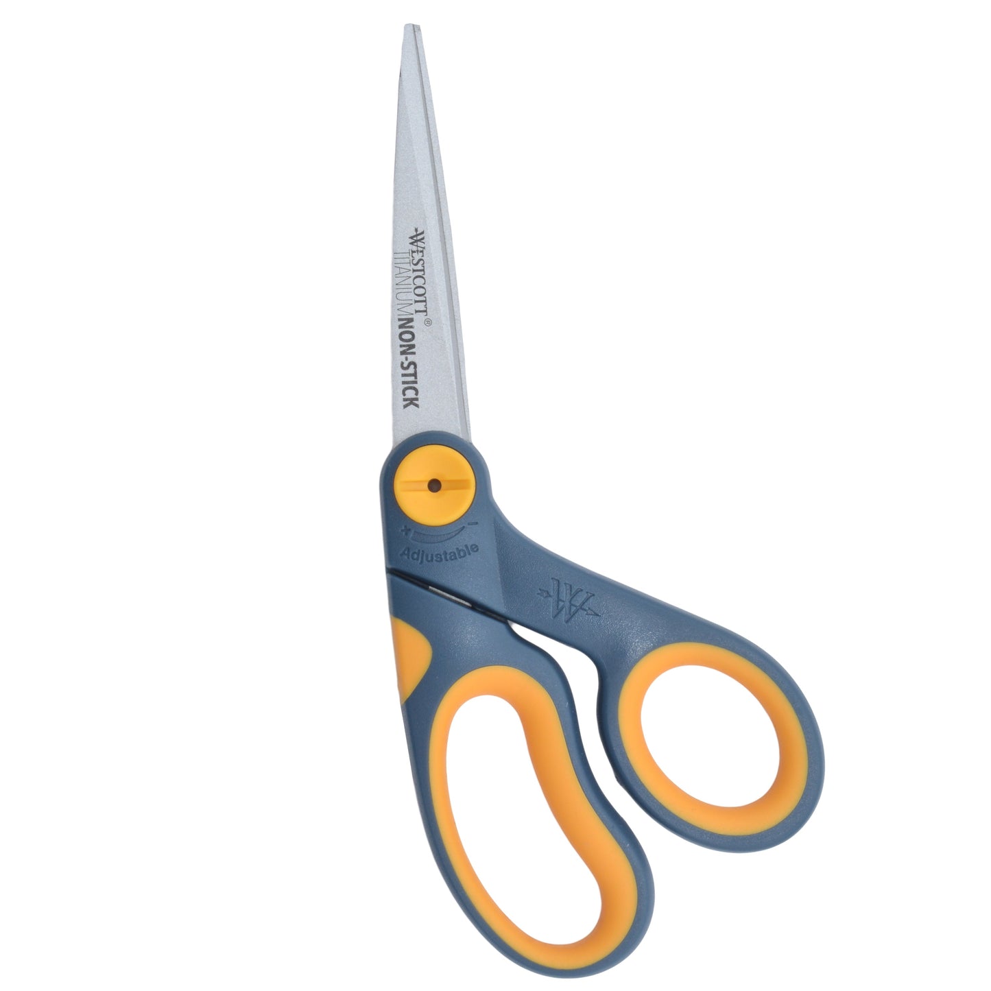 Westcott 8’’ Bent Titanium Bonded Non-Stick Scissors With Adjustable Glide Feature (14850) - World’s Favorite