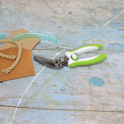 Westcott 8’’ CarboTitanium Industrial Strength DIY and Crafting Scissors with Spring Assist for Home or Worksite