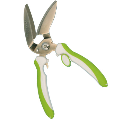 Westcott 8’’ CarboTitanium Industrial Strength DIY and Crafting Scissors with Spring Assist for Home or Worksite