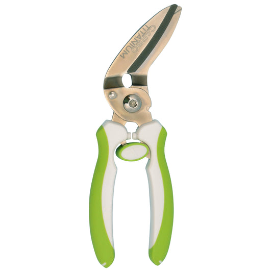 Westcott 8’’ CarboTitanium Industrial Strength DIY and Crafting Scissors with Spring Assist for Home or Worksite