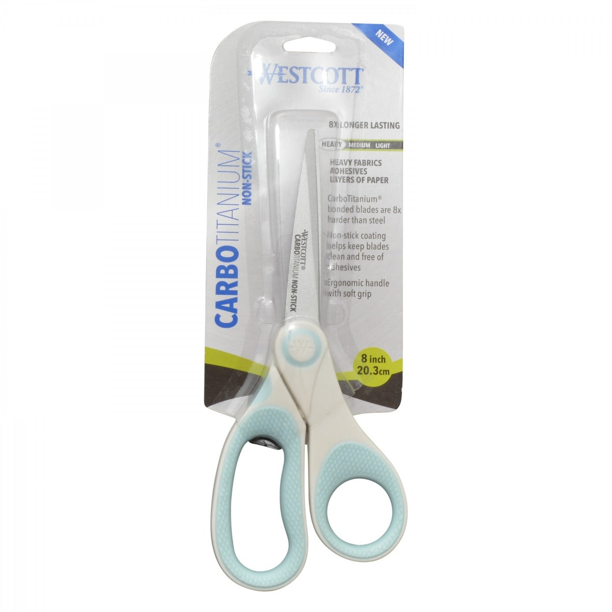 Westcott 8’’ CarboTitanium Non-Stick Scissors (17568)