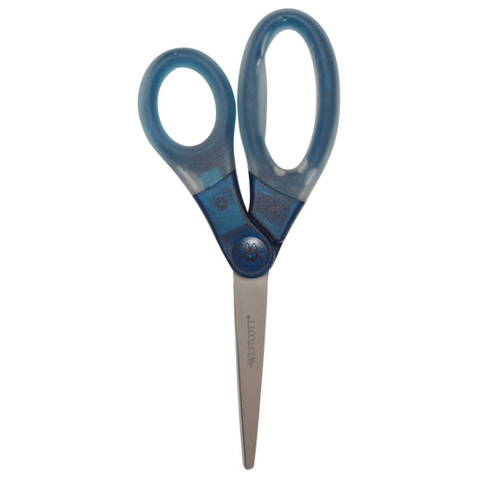 Westcott 8’’ Gel-Grip Multipurpose Scissors for Office and Home Blue (17746) - World’s Favorite