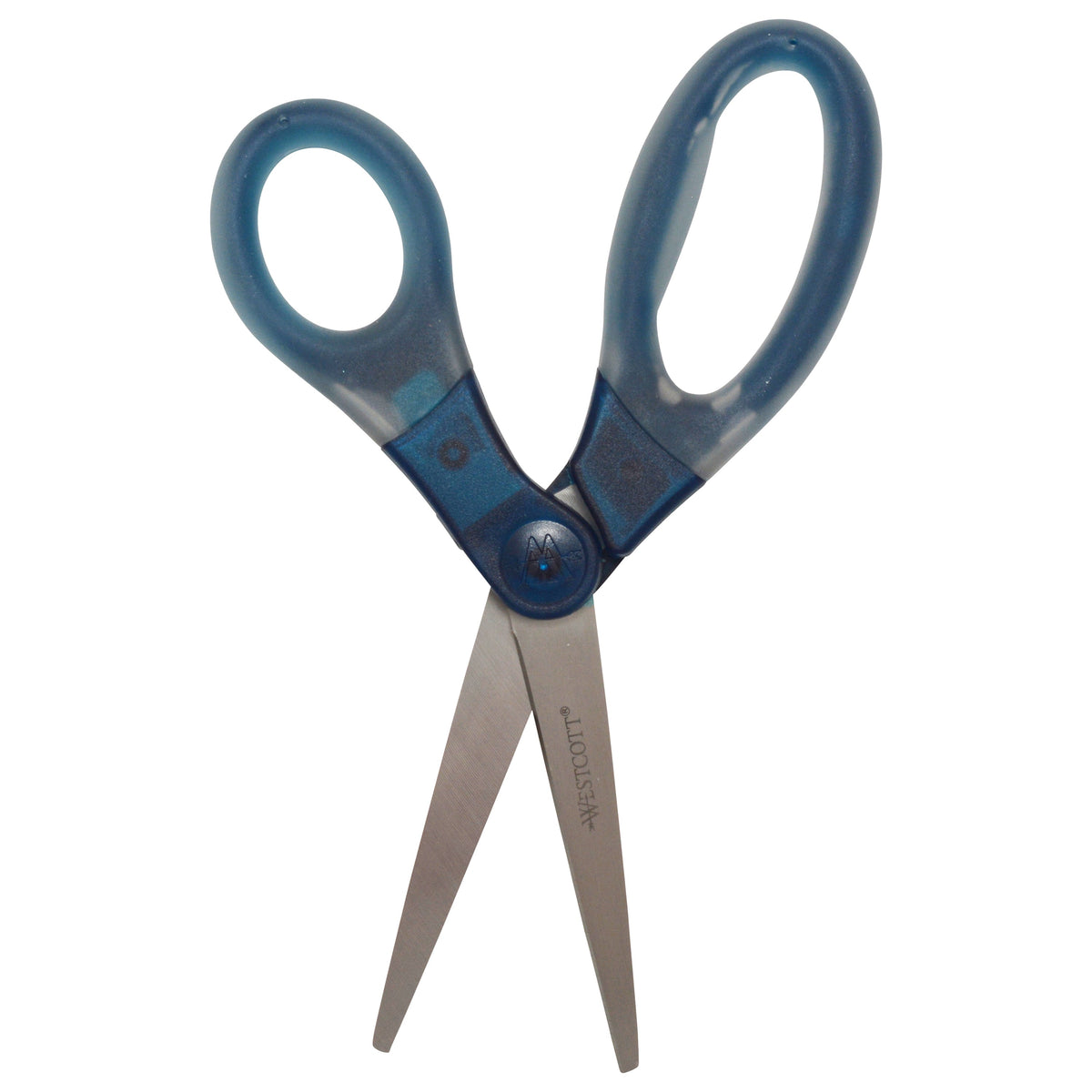 Westcott 8’’ Gel-Grip Multipurpose Scissors for Office and Home Blue (17746) - World’s Favorite