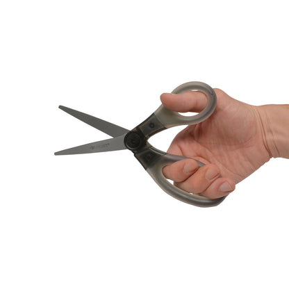 Westcott 8’’ Gel-Grip Multipurpose Scissors for Office and Home Gray (17744) - World’s Favorite