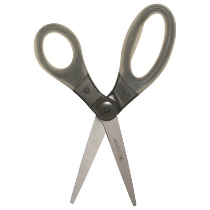 Westcott 8’’ Gel-Grip Multipurpose Scissors for Office and Home Gray (17744) - World’s Favorite