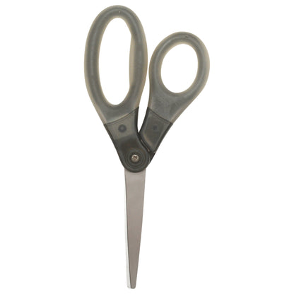 Westcott 8’’ Gel-Grip Multipurpose Scissors for Office and Home Gray (17744) - World’s Favorite