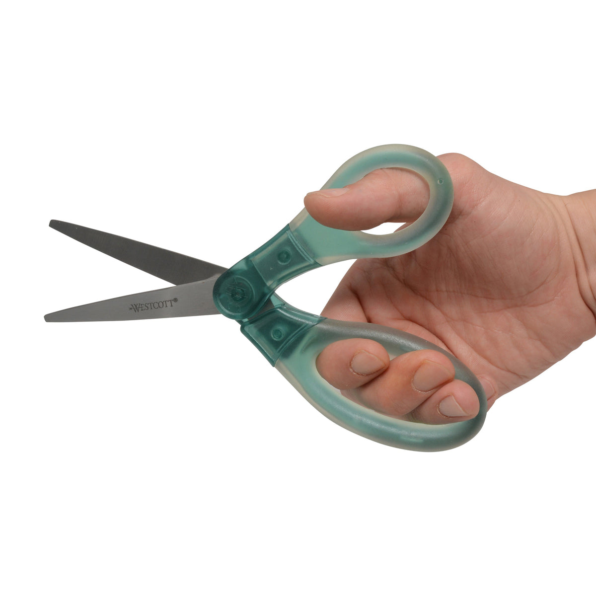 Westcott 8’’ Gel-Grip Multipurpose Scissors for Office and Home Green (17745) - World’s Favorite