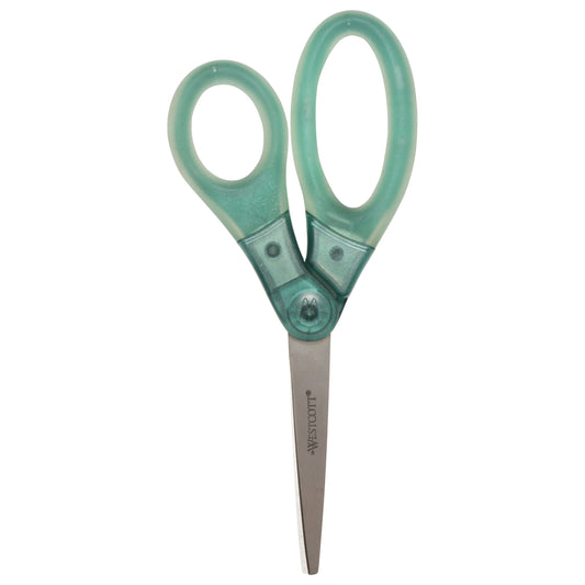 Westcott 8’’ Gel-Grip Multipurpose Scissors for Office and Home Green (17745) - World’s Favorite
