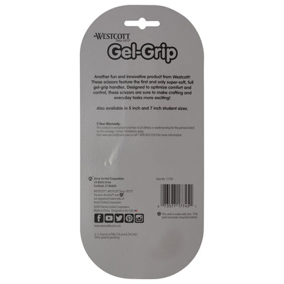 Westcott 8’’ Gel-Grip Multipurpose Scissors for Office and Home Green (17745) - World’s Favorite
