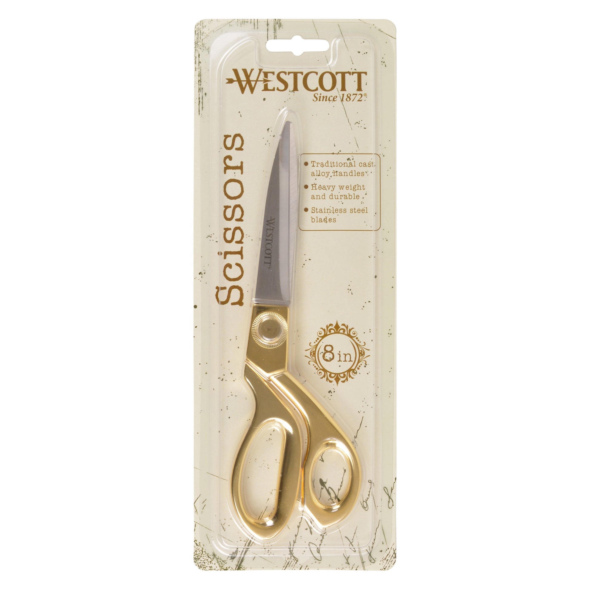 Westcott 8’’ Gold Scissors (17196)