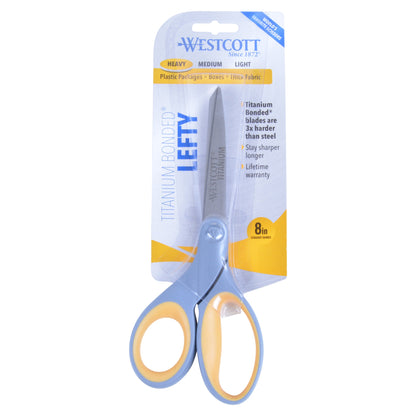 Westcott 8-Inch Lefty Titanium Bonded Scissors (15917)