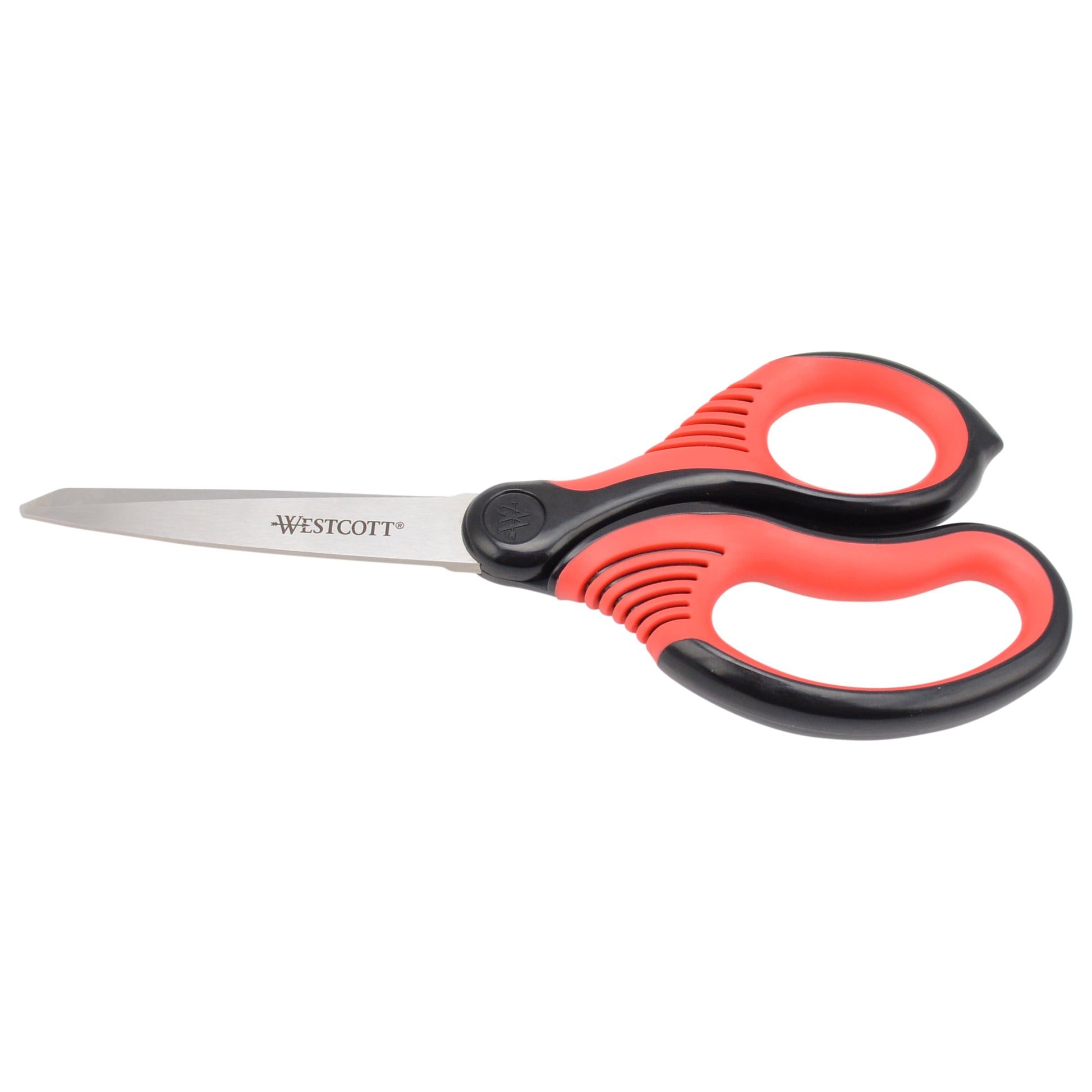 Westcott 8-Inch Titanium-Bonded Premium Handle Scissors for Office and Home Black/Red (00960-Parent) - World’s Favorite