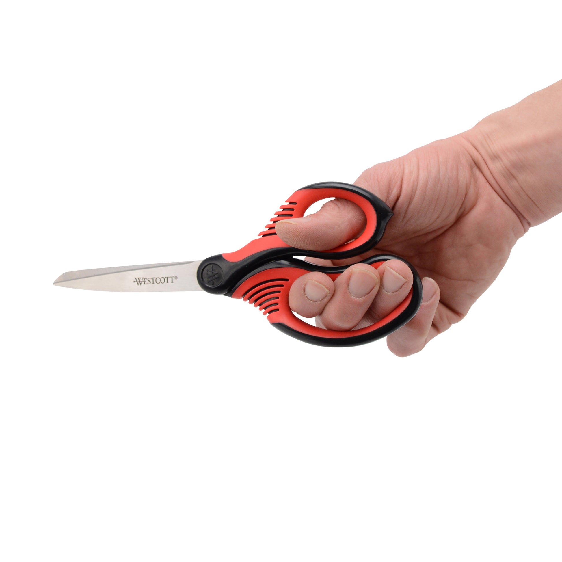 Westcott 8-Inch Titanium-Bonded Premium Handle Scissors for Office and Home Black/Red (00960-Parent) - World’s Favorite