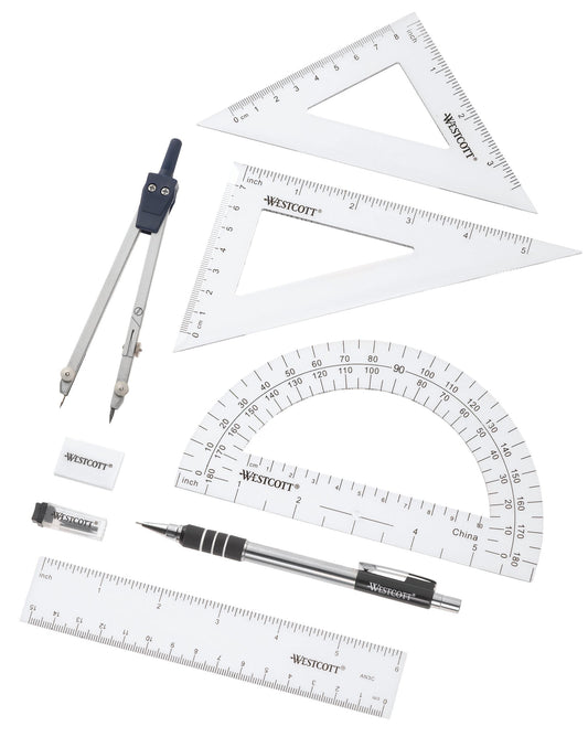 Westcott 8 Piece Math Set (15890)