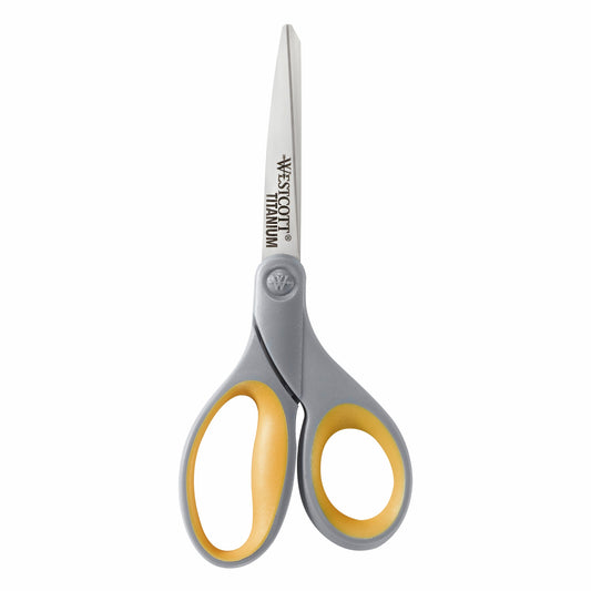 Westcott 8’’ Soft Handle Titanium Bonded Scissors (13529)