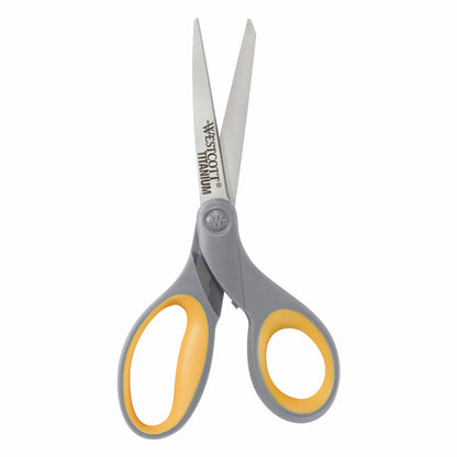 Westcott 8’’ Soft Handle Titanium Bonded Scissors (13529)