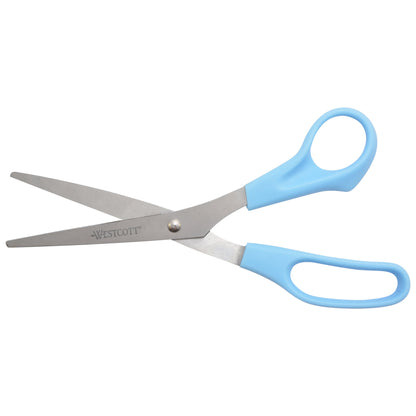 Westcott 8’’ Straight All Purpose Value Scissors Blue (13151)