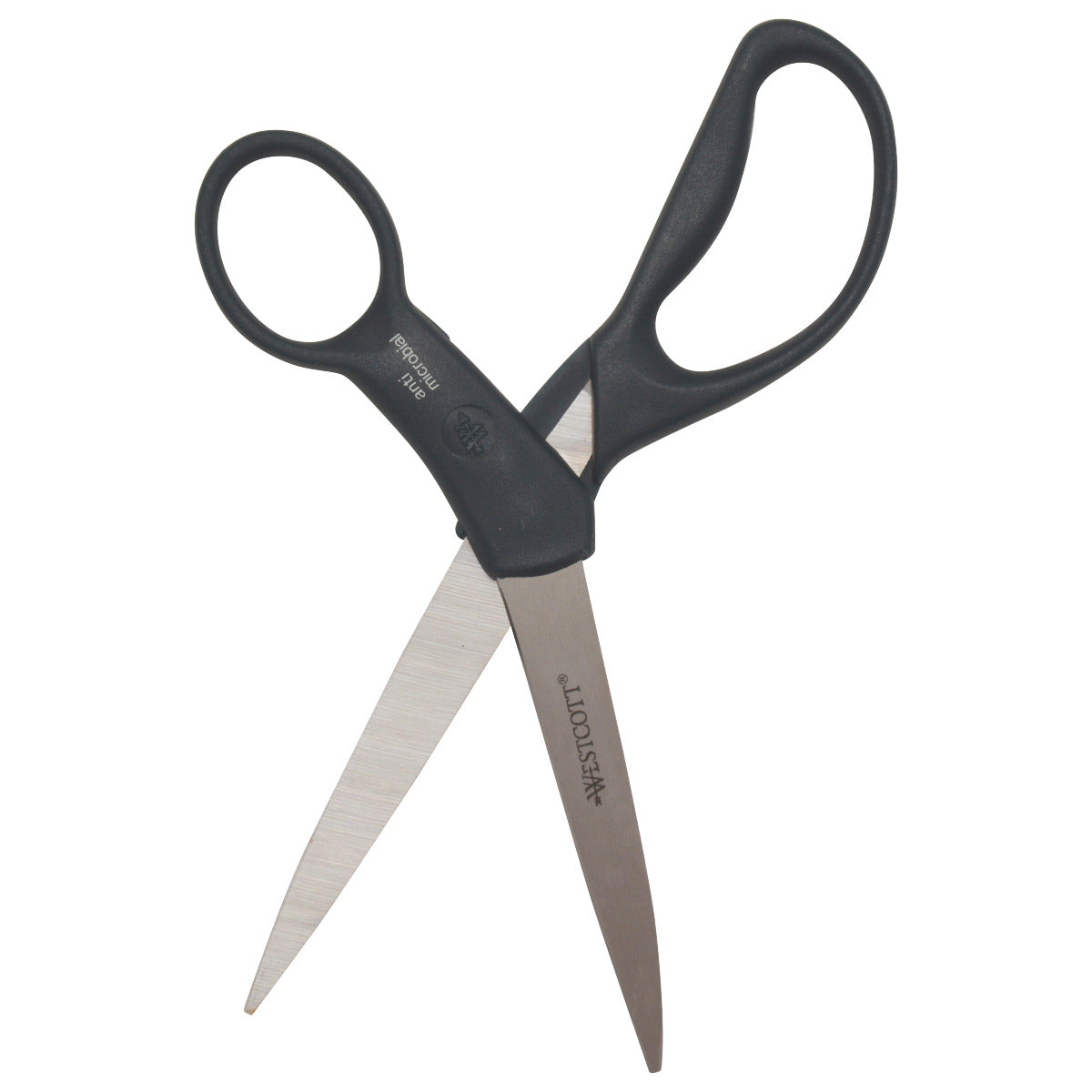 Westcott 8’’ Straight Hard Handle Anti-microbial Scissors