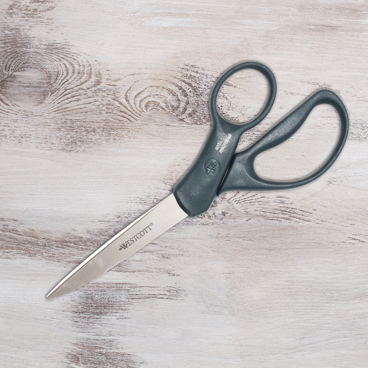 Westcott 8’’ Straight Hard Handle Anti-microbial Scissors