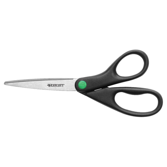 Westcott 8’’ Straight KleenEarth Recycled Stainless Steel Scissors (41418)