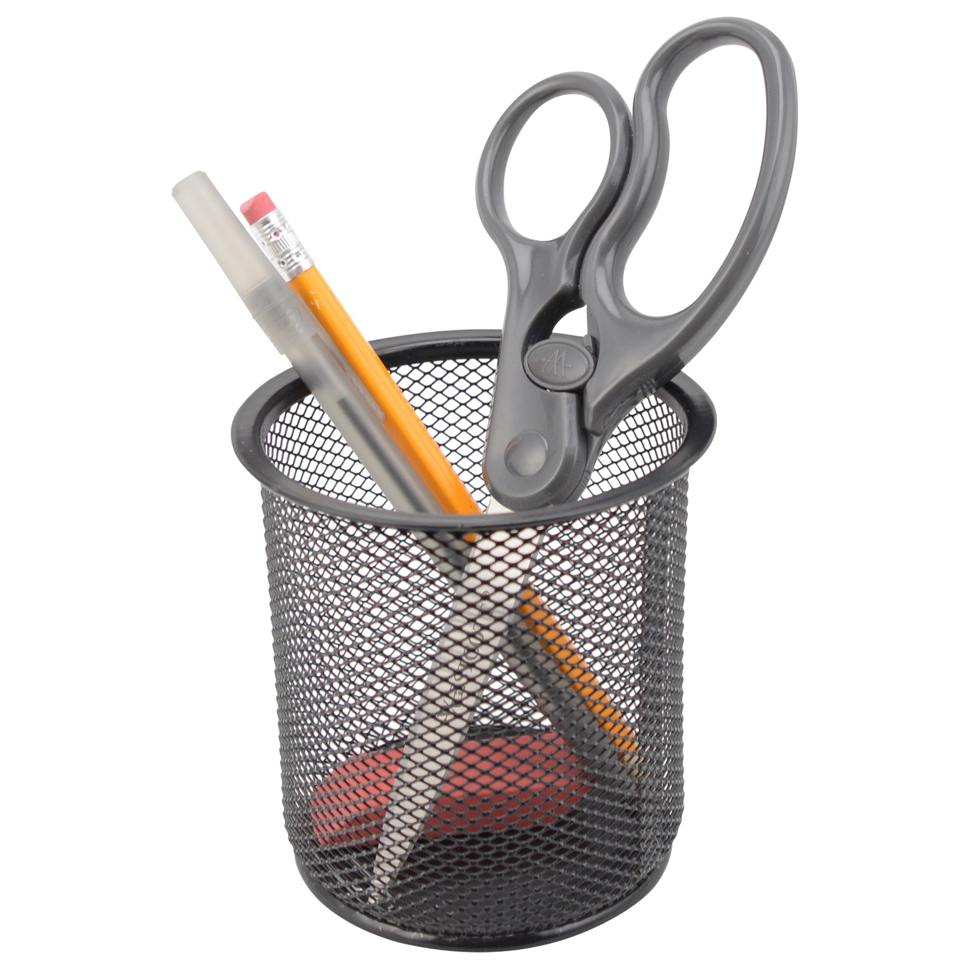Westcott 8’’ Straight Safe Lock Stainless Steel Scissors Gray All Purpose Home Office and Classroom (01080-Parent)