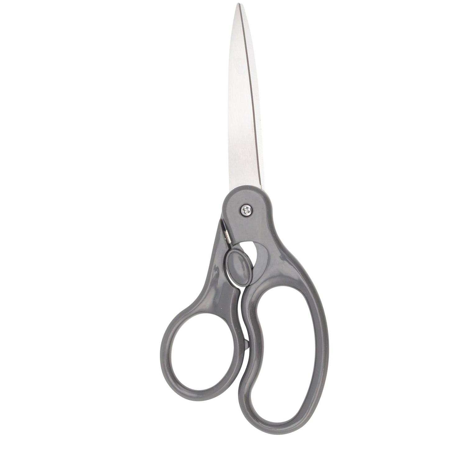 Westcott 8’’ Straight Safe Lock Stainless Steel Scissors Gray All Purpose Home Office and Classroom (01080-Parent)