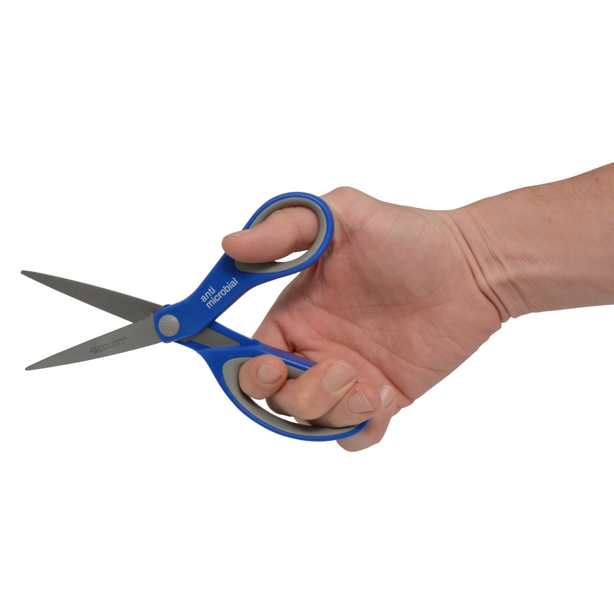 Westcott 8’’ Straight Soft Handle Anti-microbial Scissors (17930)