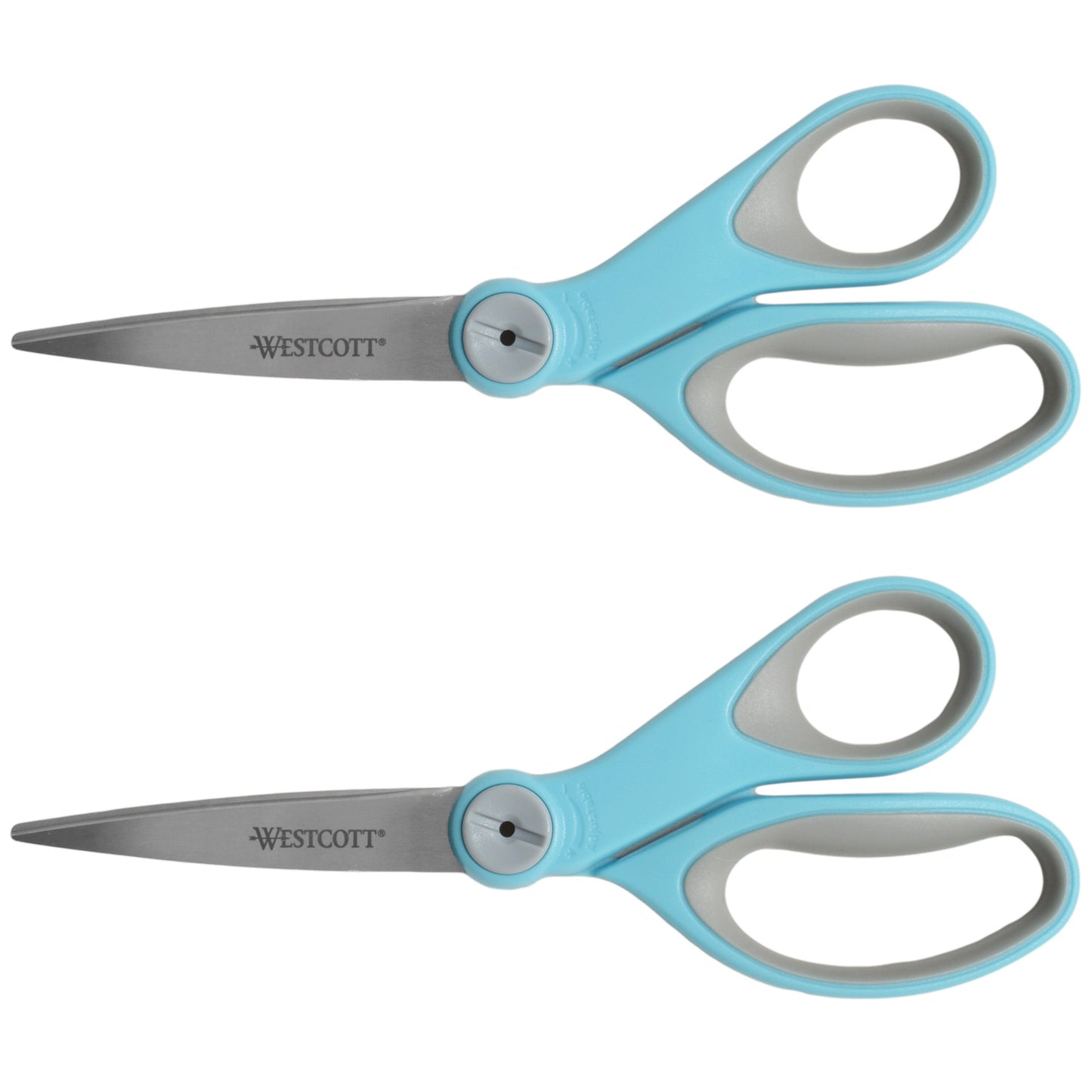 Westcott 8’’ Straight Stainless Steel Glide Scissors 2 Pk (17906) - World’s Favorite