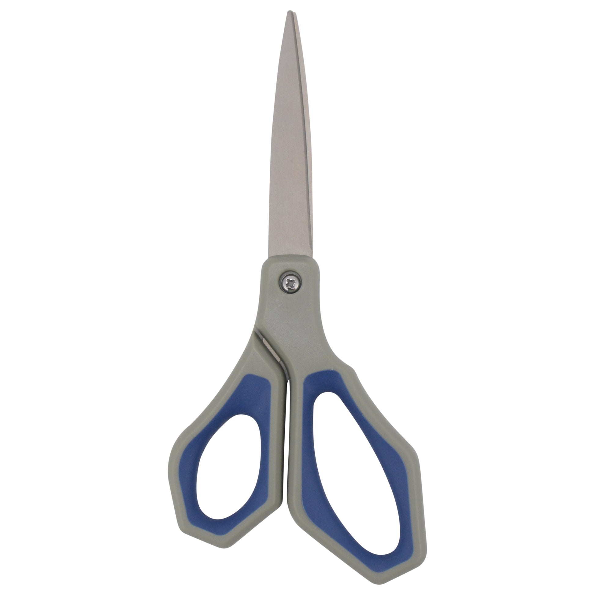 Westcott 8’’ Titanium Bonded® Straight Geo Handle Scissors Gray/Blue - World’s Favorite