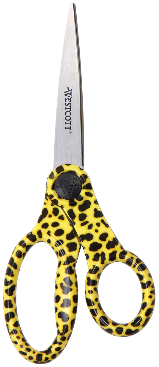 Westcott 8’’ Trendsetter Straight Scissors Zebra