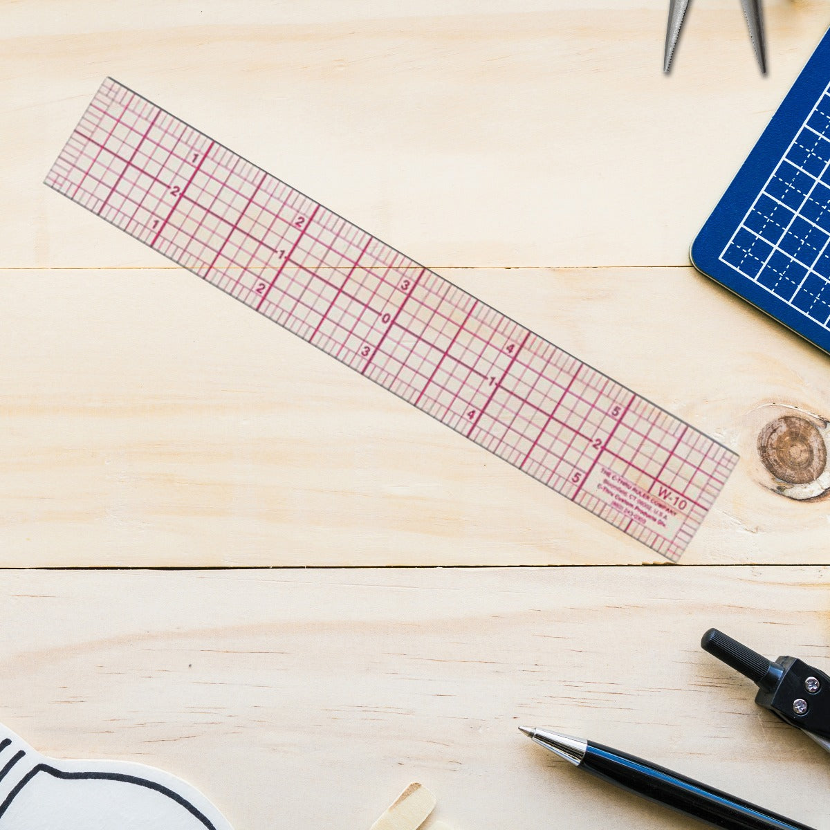 Westcott 8ths Graph Ruler, 1 x 6