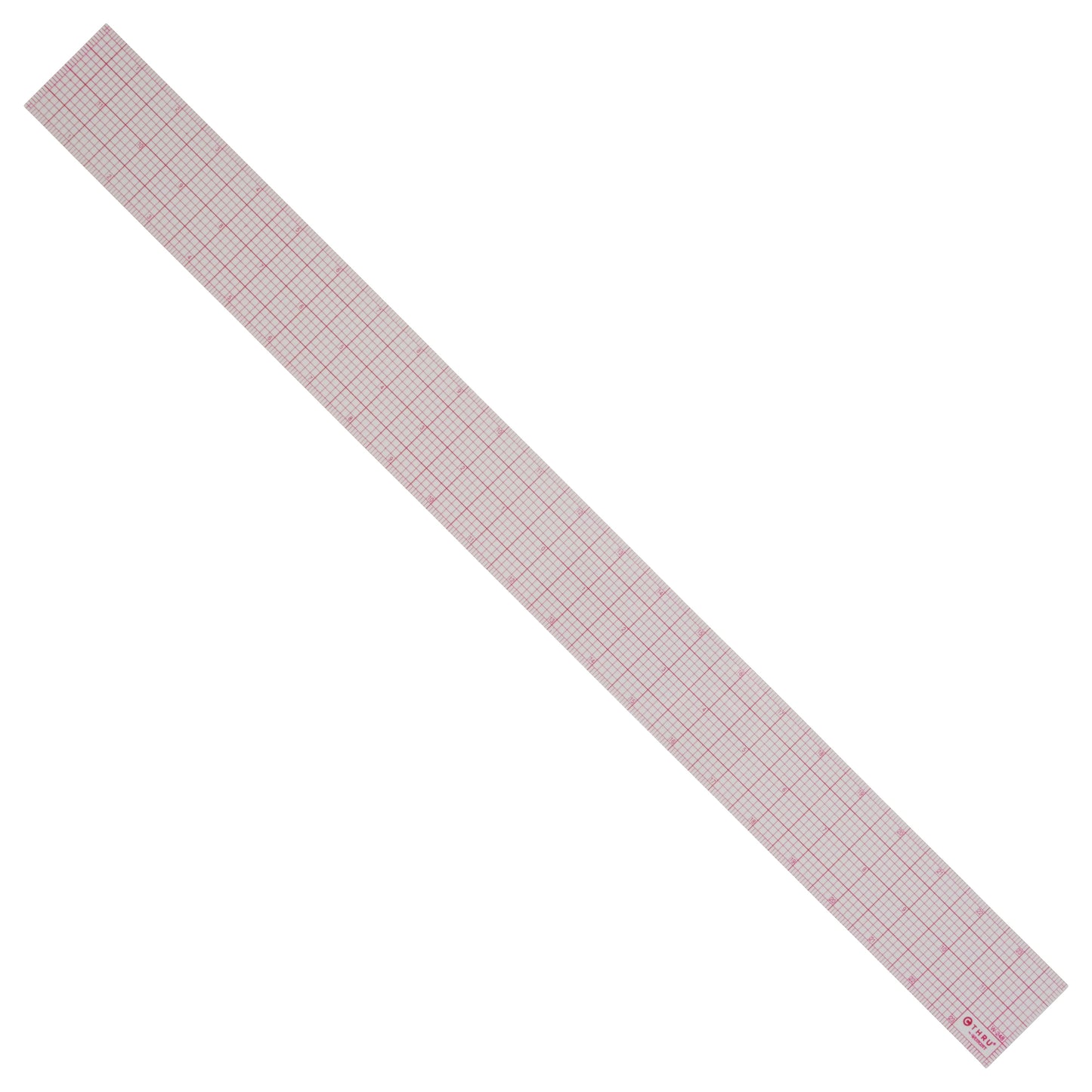 Westcott 8ths Graph Ruler 2 x 24’’ Transparent (W-248)