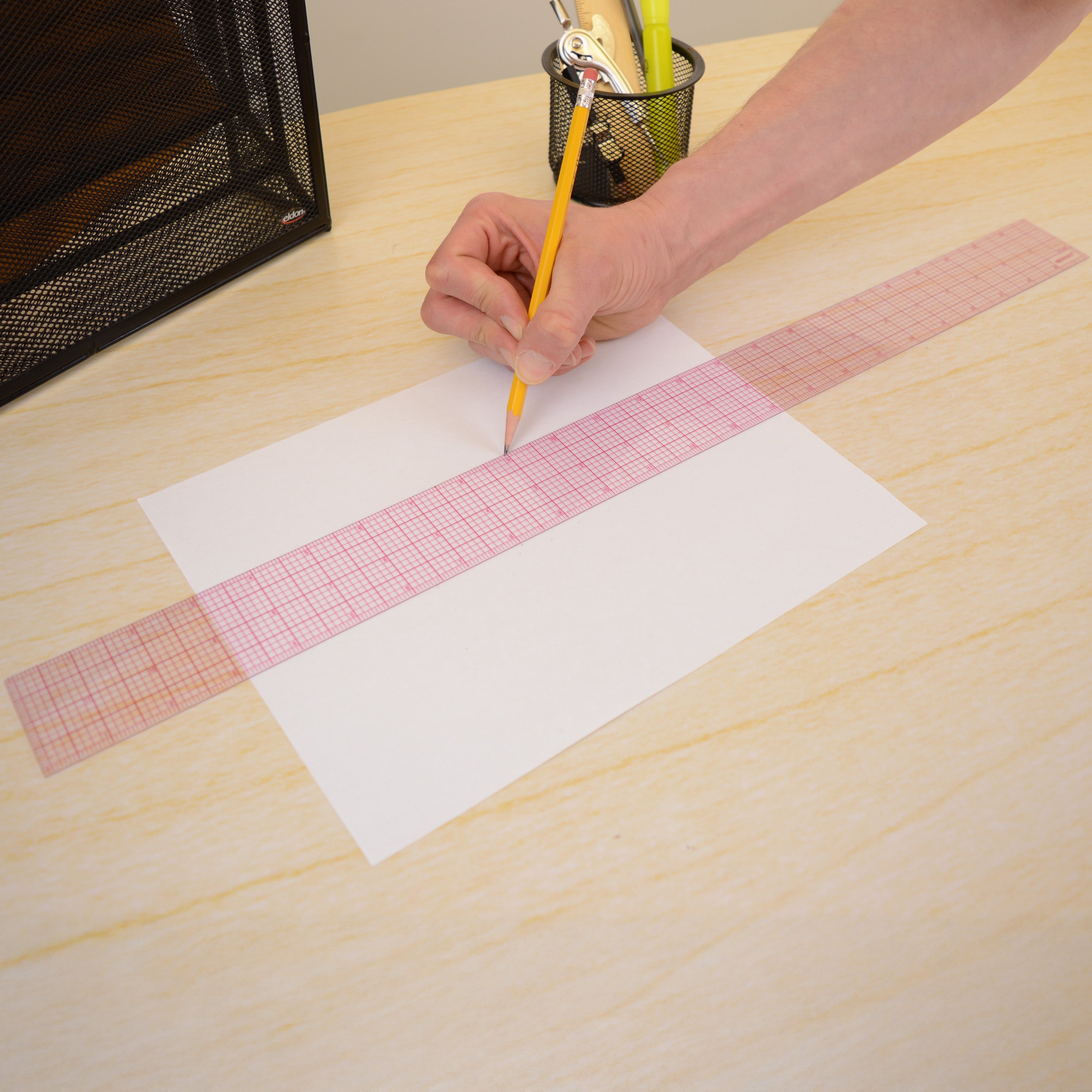 Westcott 8ths Graph Ruler, 2 x 24