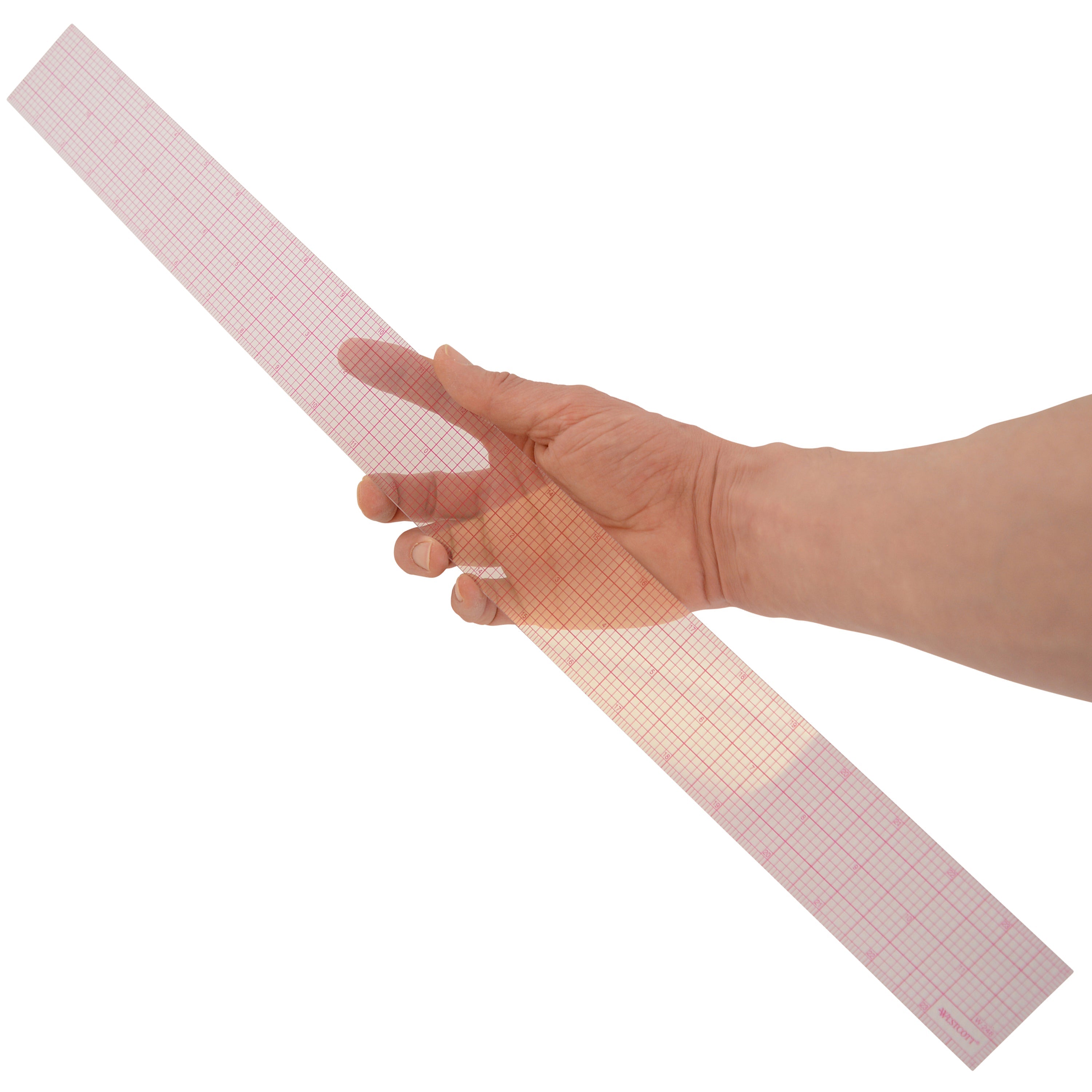 Westcott 8ths Graph Ruler, 2 x 24