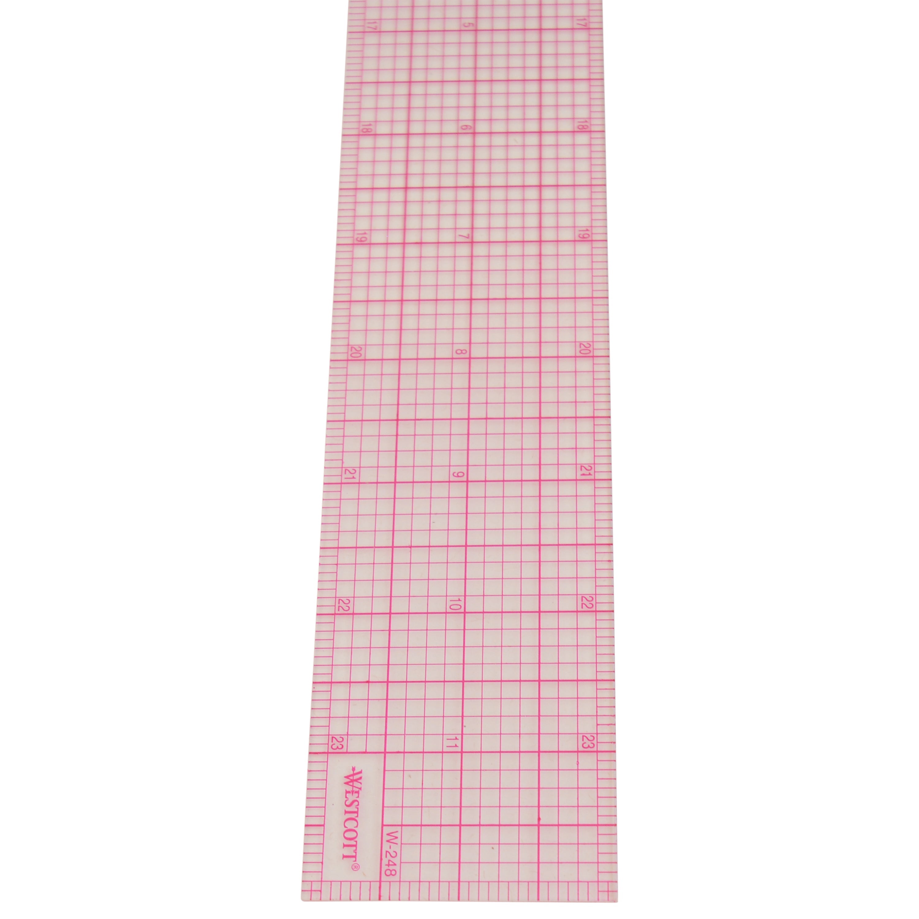Westcott 8ths Graph Ruler, 2 x 24