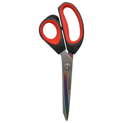 Westcott 9.5’’ Premium Multipurpose Craft Scissors Red/Black (17780) - World’s Favorite