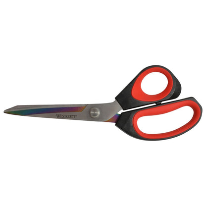 Westcott 9.5’’ Premium Multipurpose Craft Scissors Red/Black (17780) - World’s Favorite